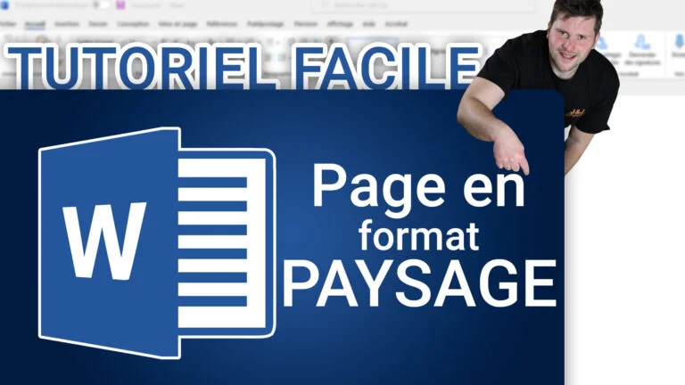 Lire la suite à propos de l’article Mettre une seule page au format paysage dans Word