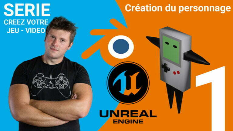 Lire la suite à propos de l’article Formation complète : créer un jeu vidéo avec Unreal Engine 5 et Blender